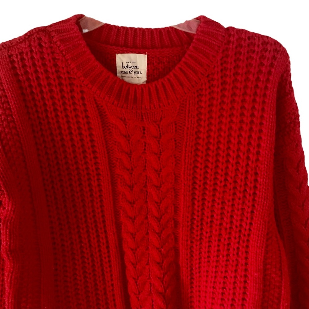Between me & you Sweater Women’s Red Size XS - Picture 5 of 7